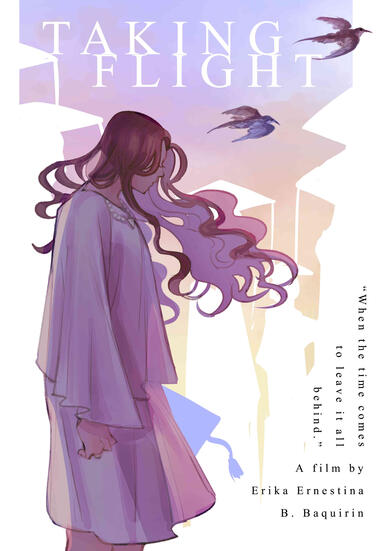 " Taking Flight " |Photoshop| A movie poster about my feelings during graduation.
